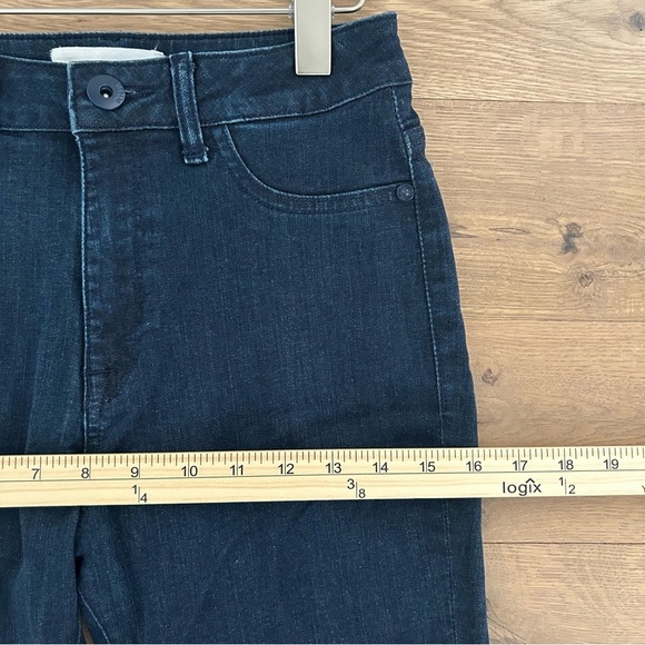 DL1961 No. 2 Trimtone Skinny Ankle Jeans Denim Pants High Rise Dark Blue Size 27 - Picture 6 of 14